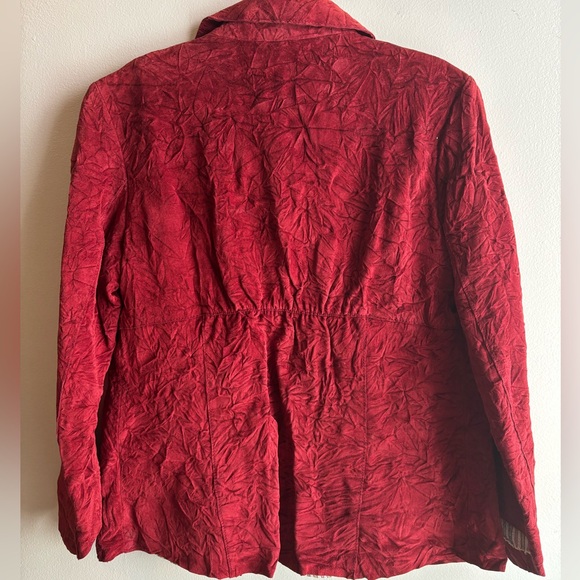 Carlisle - Red Women's Leather Jacket - Picture 2 of 5